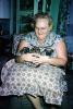 Fat Lady, Puppies, Smiles, 1950s, ADSV03P12_12
