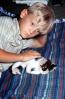 Boy, Kitten, Blonde, Petting, Tender, 1950s, AFCV03P15_01