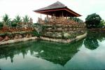 Pond, gardens, Statue, Kerta Gosa Klungkung, Bali Heritage Royal Court, landmark, CADV01P03_06