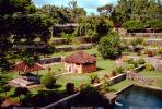 Gardens, pond, paths, steppes, buildings, Lingsar Temple, Lombok Island, CADV01P06_13.0625