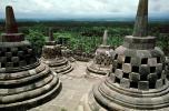 Borobudur Temple, near Magelang, Central Java, Monument, landmark, shrine, UNESCO World Heritage Site, CADV01P08_14