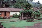 building, grass thatched roof, village, homes, path, Tenganan Bali, Sod, CADV02P01_02