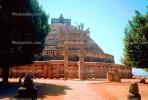 The Great Stupa at Sanchi, Eastern Gateway, Buddhist complex, Madhya Pradesh, CAIV02P05_06.0627