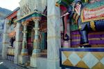 Elephant, Ganesh, Columns, Sirohi Temple, shrine, colorful columns, statue, Deity, CAIV03P12_19