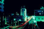 Highrise Buildings, shops, night, nighttime, Ginza District, Tokyo, CAJV01P04_10.3338