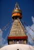 Buddha's Eyes, Stupa Boudhanath, Dome, Flags, Kathmandu, Sacred Place, Buddhist Shrine, temple, building, CANV01P02_10.0630