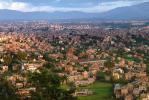 Kathmandu Valley, Homes, Houses, buildings, skyline, mountains, CANV01P06_03.0630
