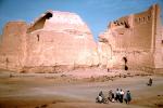 Taq-i Kisra, ancient ruins of Ctesiphon, famous landmark, Mesopotamia, 1950s, CAQV01P02_11.3340