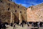 The Old City, Western Wall, Wailing Wall or Kotel, Jerusalem, Shore, buildings, hills, harbor, CAZV02P14_11