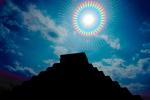 El Castillo, Pyramid, Chichen Itza, CBMV01P13_06.0636