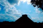 El Castillo, Pyramid, Chichen Itza, CBMV01P13_08.0636