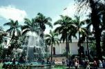 National Capitol, Water Fountain, aquatics, Palm Trees, government building, Caracas, Venezuela, CBVV01P02_18