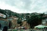 stairs, cars, Homes, hillside, buildings, La Guaira, Maiquetia, Venezuela, CBVV01P03_12