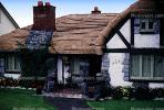 Tudor House, ornate roof tiles, chimney, Vancouver, CCBV01P01_02