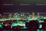 Nighttime, night, Skyline, Office buildings, Cityscape, Vancouver, CCBV01P01_09.1514