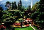 Garden, flowers, path, trees, The Butchart Gardens, Vancouver, CCBV01P01_12.1514