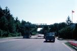 1000 Islands Bridge, Toll Plaza, Ford Pickup Truck, Gate, car, stop light, 1970s, CCOV02P12_13
