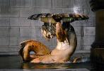 Male Mermaid, Strength, detail of Pallas Athene Fountain, Vienna, CEAV01P05_16B
