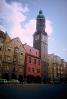 Clock Tower, Building, Cars, Innsbruck, 1950s, CEAV01P07_12.1516