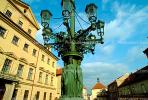 Art-nouveau style Candelabra, Hradcany Square, in Prague, CECV01P05_11.1516