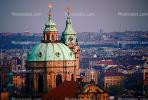 Church of Saint Nicholas, Baroque, building, Skyline, dome, Prague, CECV01P07_13.1516
