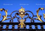 Ornate Gate, Wrought Iron, Hradcany Castle, Prague, CECV01P10_03.0149