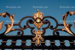 Ornate Gate, Wrought Iron, Hradcany Castle, Prague, Ironwork, metalwork, CECV01P10_03.1516