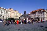 Jan Hus Memorial, Old Town Square, Prague, CECV01P14_15