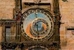Astronomical Clock, Old Town Square, Prague, Round, Circular, Circle, outdoor clock, outside, exterior, building, CECV02P01_14.1516