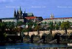 Charles Bridge, Vltava River, Prague Castle, Shoreline, CECV02P04_02.1516
