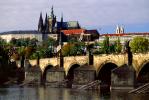 Charles Bridge, Vltava River, Prague Castle, Shoreline, CECV02P04_07