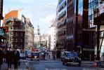 Taxi, street, buildings, cars, London, CEEV02P10_13