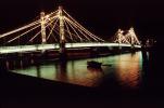 Albert Bridge, River Thames, London, CEEV03P15_16