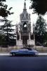 Monument, Car, Convertible, Cabriolet, automobile, vehicles, England, 1950s, CEEV05P12_10