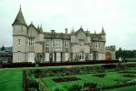 Balmoral Castle, Scotland, large estate house, Aberdeenshire, known as Royal Deeside, CEEV06P10_12