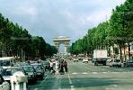 Champs-?lys?es, Crosswalk, Trees, Cars, automobile, vehicles, CEFV01P11_13