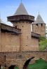 Tower, Turret, Fortress of Carcassonne, Cit? de Carcassonne, Landmark, Castle, CEFV04P05_07.2585