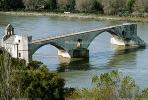Pont Saint-B?nezet Bridge, Pont d'Avignon, Rhone River, Avignon, CEFV06P01_14.2587