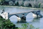 Pont Saint-B?nezet Bridge, Pont d'Avignon, Rhone River, Avignon, CEFV06P01_15