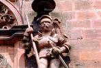 Knight, Sword, Man, Statue, Heidelberg Castle, CEGV01P04_18.2587