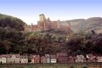 Castle, Homes, Houses, Village, Town, Hilltop, Mountains, Heidelberg, CEGV04P01_01