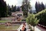 Pond, Gardens, Trees, Stairs, Statue, Sculpture, Linderhof Palace, Schloss, Museum, Ettal, Bavaria, CEGV06P01_10