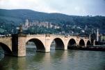 Karl Theodor Bridge, Alte Br?cke, Neckar River, Heidelberg Castle, Schloss, mountains, CEGV08P03_11