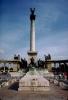 Heroe's square, Hos?k tere, Millennium Memorial, statue complex, colonnades, famous landmark, Budapest, CEHV01P09_17.2591