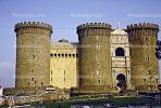 Castello Nuovo, castle Nuovo, (New castle), landmark, Turret, Tower, mansion, palace, building, CEIV01P05_05