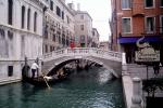 Gondola, Bridge, Venice, Waterway, Canal, CEIV03P08_15