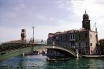 Arch Bridge, Gondola, Waterway, Canal, CEIV08P13_11
