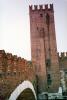 Castle, bridge, tower, parapet, Verona, CEIV12P10_15