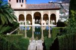 Home, House, Reflection, Pond, Gardens, Alhambra, Granada, Andalusia, Spain, CEOV03P07_07
