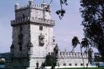 TORRE DE BELEM, building, tourist attraction, castle tower, Lisbon, CEPV01P05_01